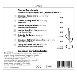 Dresdner Barockorchester - Gloria Dresdensis