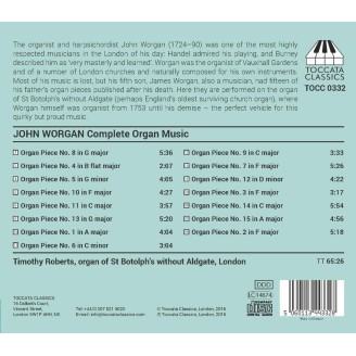 WORGAN - Roberts - Complete organ music