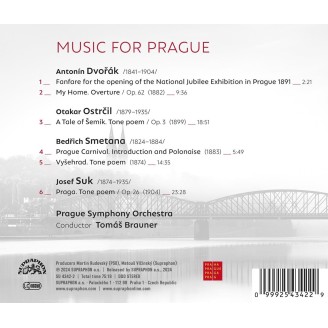 Tomas Brauner - Music for Prague (Dvorak, Ostrcil, Smetana, Suk)