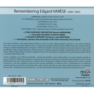 Remembering Edgard Varese