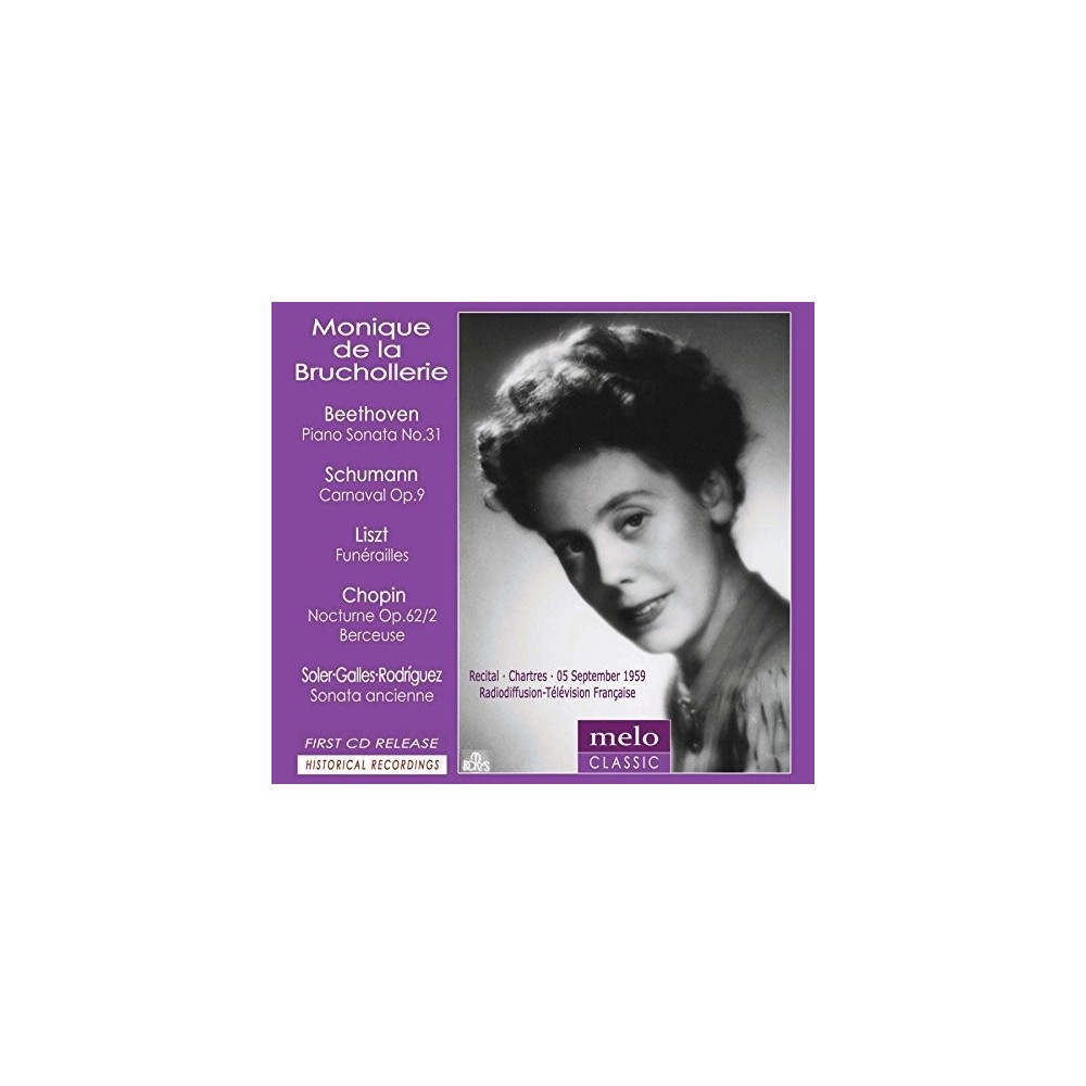 Monique de la Bruchollerie - Récital à Chartres, 5 septembre 1959