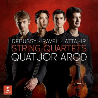 DEBUSSY / RAVEL / ATTAHIR - Quatuor Arod - Quatuors à cordes (+ DVD film "Ménage à quatre" de Bruno Monsaingeon)