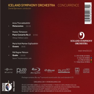 Iceland Symphony Orchestra - Concurrence (+ 1 Blu-ray Audio)