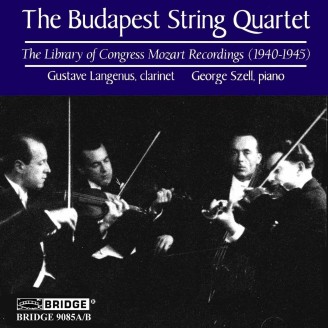 The Budapest String Quartet - Library of Congress Mozart Recordings (1940-1945)