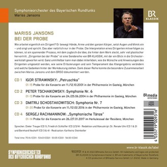 Mariss Jansons bei der Probe vol. 1 (Mariss Jansons en répétition) Stravinski, Tchaïkovski, Chostakovitch, Rachmaninov