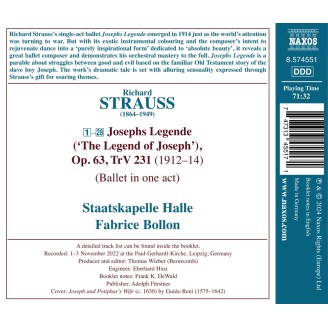 STRAUSS - Fabrice Bollon - Josephs Legende (La légende de Joseph)