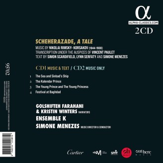 RIMSKY-KORSAKOV - Simone Menezes - Scheherzade, A Tale avec des textes lus