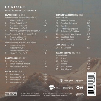 Adam Cicchillitti & Steve Cowan - Lyrique (2 guitares)
