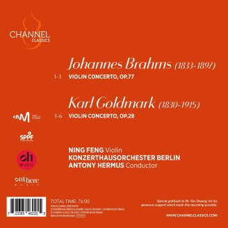 BRAHMS - Ning Feng & Anthony Hermus - Concerto pour violon