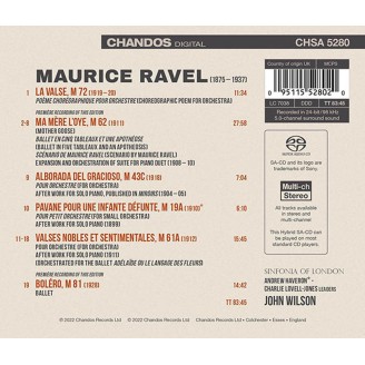 RAVEL - John Wilson - La valse, Ma Mère l'oye, Alborada del gracioso...
