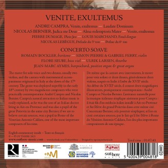CAMPRA - Concerto Soave - Venite, Exultemus