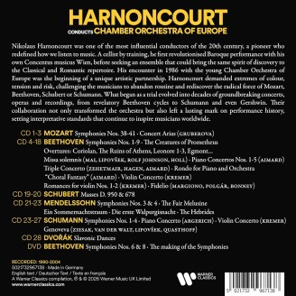Nikolaus Harnoncourt conducts Chamber Orchestre of Europe - The Complete Teldec Recordings (28 CD + 1 DVD)