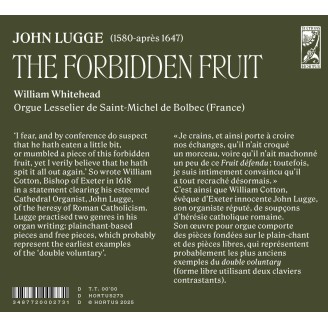 LUGGE - William Whitehead - The Forbidden Fruit (orgue Lesselier de Saint-Michel de Bolbec)
