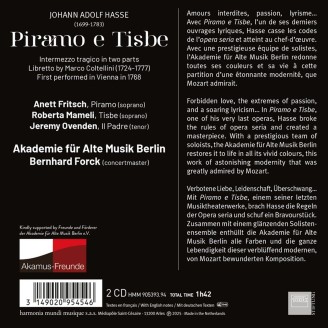 HASSE - Bernhard Forck - Piramo e Tisbe, intermezzo tragico