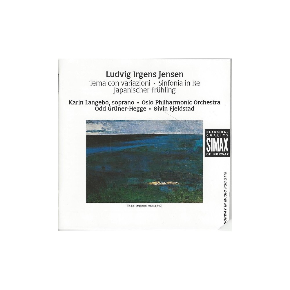 IRGENS ENSEN - Oivin Fjeldstad - Tema con variazioni, Sinfoni in Re, Japanischer Frühling