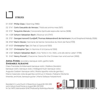 Anna Fusek & Ensemble Alraume - Strues