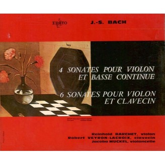 BACH - Reinhold Barchet & Robert Veyron-Lacroix - Sonates pour violon et clavecin BWV 1014-1019 (import Japon)