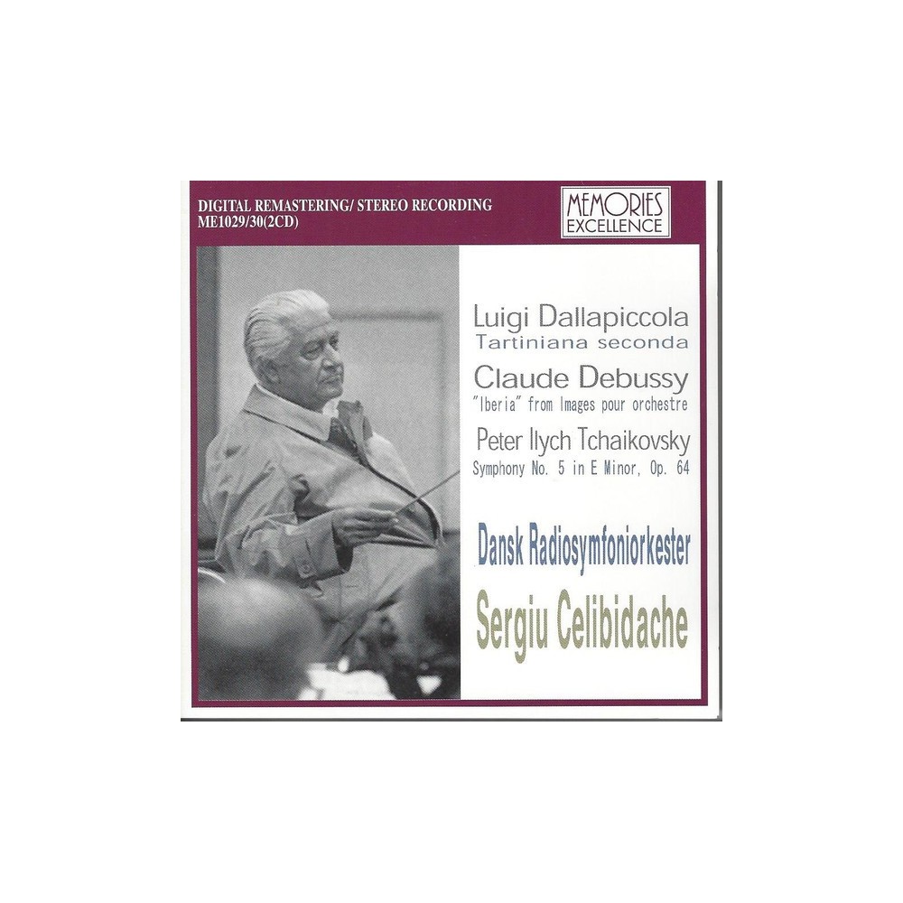 DALLAPICCOLA - Sergiu Celibidache - Tartiniana (live Copenhagen 19/ 02/1970, import Japon)