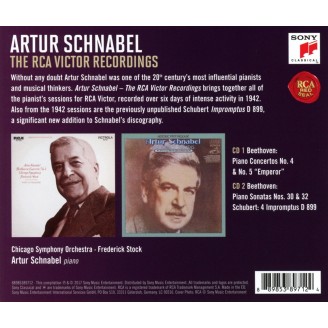 BEETHOVEN - Artur Schnabel - The RCA Victor recordings : Concertos pour piano n° 4 & 5, Sonates n° 31 & 32