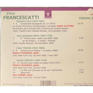 LALO - Zino Francescatti - Symphonie espagnole