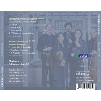 MOZART - Marieke Vos & Ruysdael Kwartet - Quintette pour clarinette
