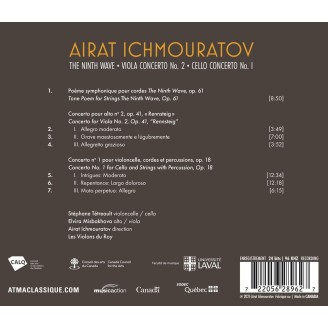 ICHMOURATOV - Stéphane Tétreault - Concerto pour violoncelle n° 1