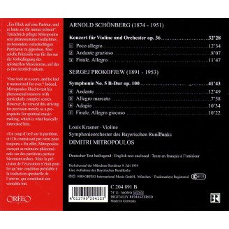 PROKOFIEV - Mitropoulos - Symphonie n°5 en si bémol majeur op.100