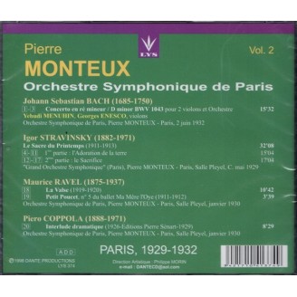 Pierre Monteux et l'Orchestre symphonique de Paris vol. 2