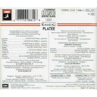 RAMEAU - Hans Rosbaud - Platée