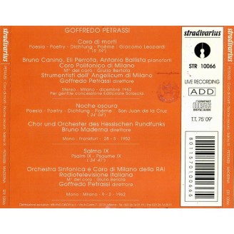 PETRASSI - Petrassi - Coro di morti