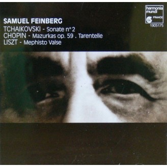 TCHAIKOVSKY - Feinberg - Sonate pour piano en do dièse mineur op.80