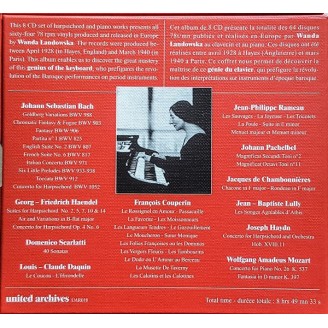Wanda Landowska - The Well-tempered musician, the complete European recordings