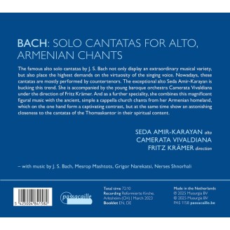 BACH - Seda Amir-Karayan - Solo cantatas for alto, Armenian Chants