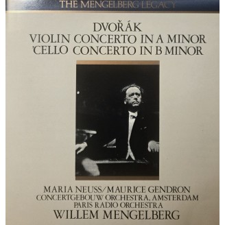 DVORAK - Willem Mengelberg - Concerto pour violon, Concerto pour violoncelle (Import Japon)