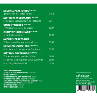 Apollo Ensemble - Weihnachten im 17.Jahrhundert - Deutsche Weihnachtsmusik