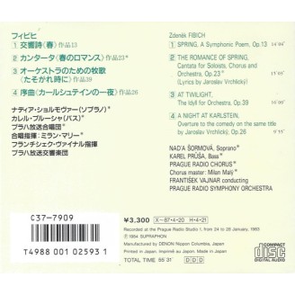 FIBICH - Vajnar - Printemps (import Japon)