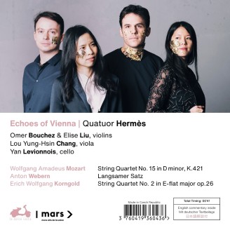 Quatuor Hermès - Echoes of Vienna (Mozart, Webern, Korngold)