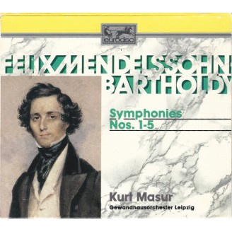 MENDELSSOHN-BARTHOLDY - Masur - Symphonies n° 1-5