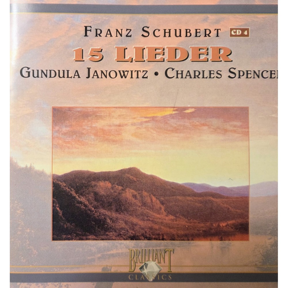 SCHUBERT - Gundula Janowitz & Charles Spencer - 15 Lieder