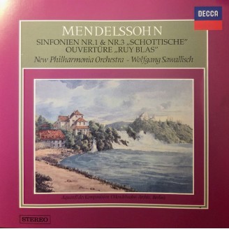 MENDELSSOHN - Sawallisch - Symphonies n° 1 & 3, Ruy Blas (Shm-CD import Japon)