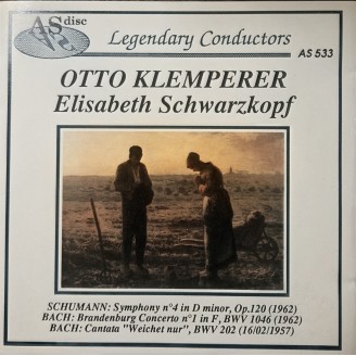 BACH - Klemperer - Weichet nur, betrübte Schatten, cantate pour soprano