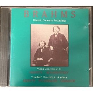 BRAHMS - Heifetz - Concerto pour violon, Double concerto pour violon et orchestre