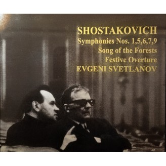 CHOSTAKOVITCH - Svetlanov - Symphonies n° 1, 5, 6, 7 & 9, Le Chant des forêts, Ouverture festive
