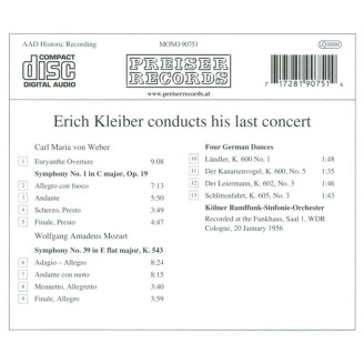 Erich Kleiber conducts his last concert