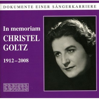 In Memoriam Chrtistel Goltz