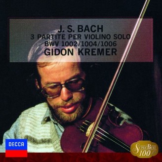 BACH - Kremer - 3 Partitas pour violon seul  (Import Japon)