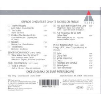 Chœur Glinka de Saint-Pétersbourg - Grands chœurs & chants sacrés de Russie