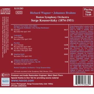 WAGNER - Koussevitsky - Der fliegende Holländer (Le vaisseau fantôme)