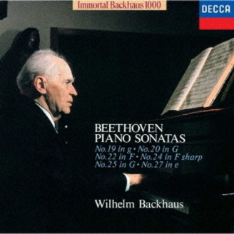 BEETHOVEN - Backhaus - Sonates pour piano n° 19, 20, 22, 24, 25 & 27 (import Japon)