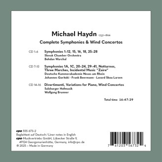 M. HAYDN - Bohdan Warchal - Complete Symphonies, Wind Concertos